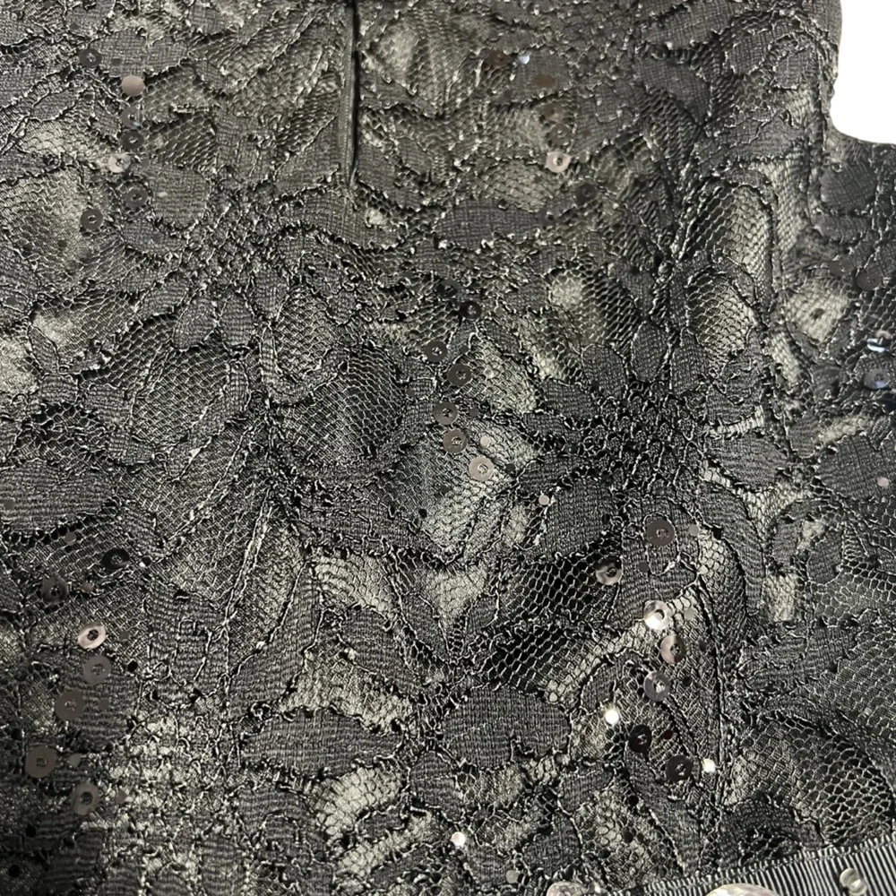 Iefiel - Girls Black Dressy Beaded Romper Sz 10
